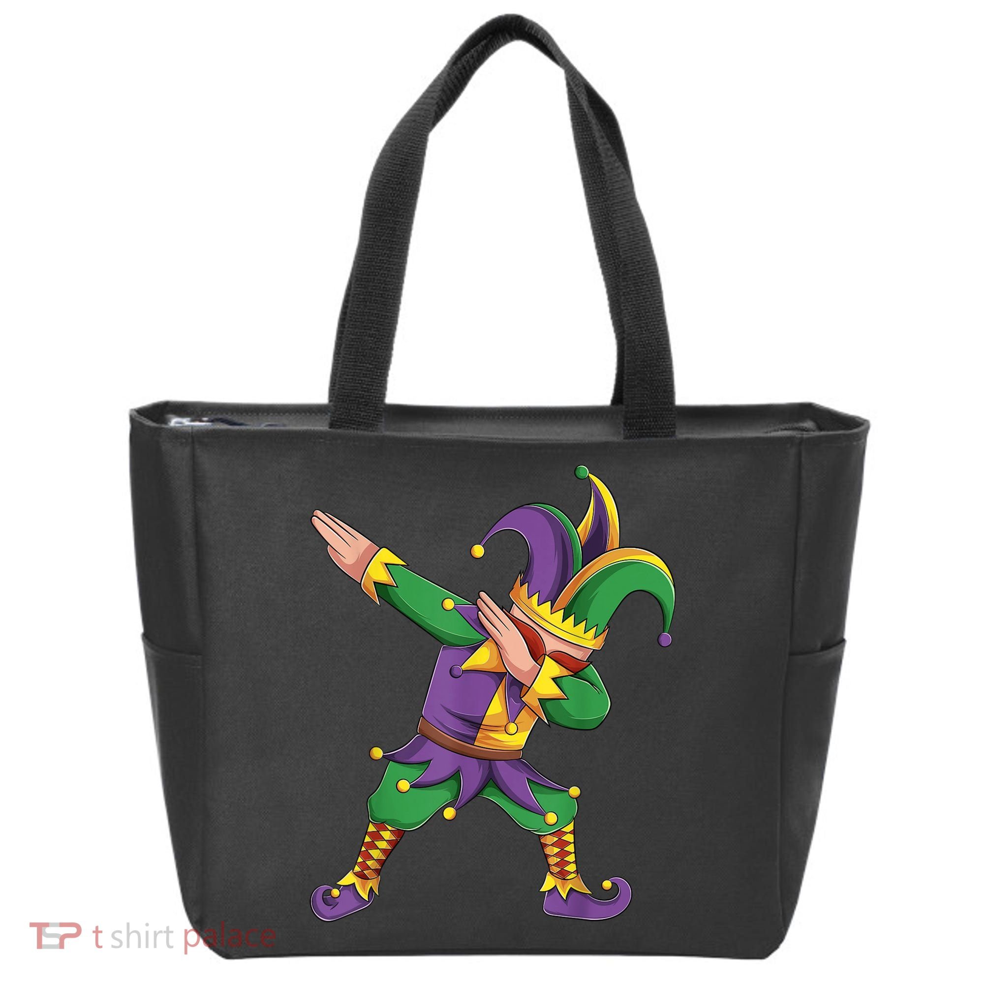 Funny Mardi Gras Outfit Dabbing Jester New Orleans Boys  Tote Bag