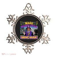 Funny Mardi Gras Donald Trump Mardi Gras American Flag Ornament thumb 0