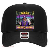 Funny Mardi Gras Donald Trump Mardi Gras American Flag Hat thumb 0