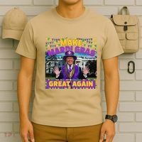Funny Mardi Gras Donald Trump Mardi Gras American Flag T-Shirt thumb 6