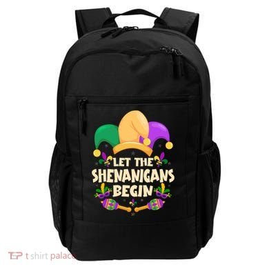Funny Mardi Gras Let The Shenanigans Begin Backpack