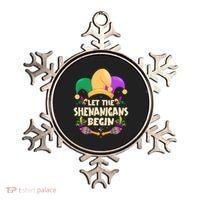 Funny Mardi Gras Let The Shenanigans Begin Ornament thumb 0