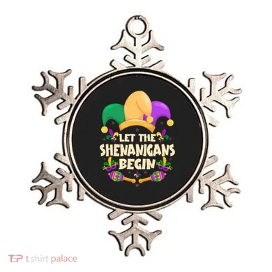 Funny Mardi Gras Let The Shenanigans Begin Ornament