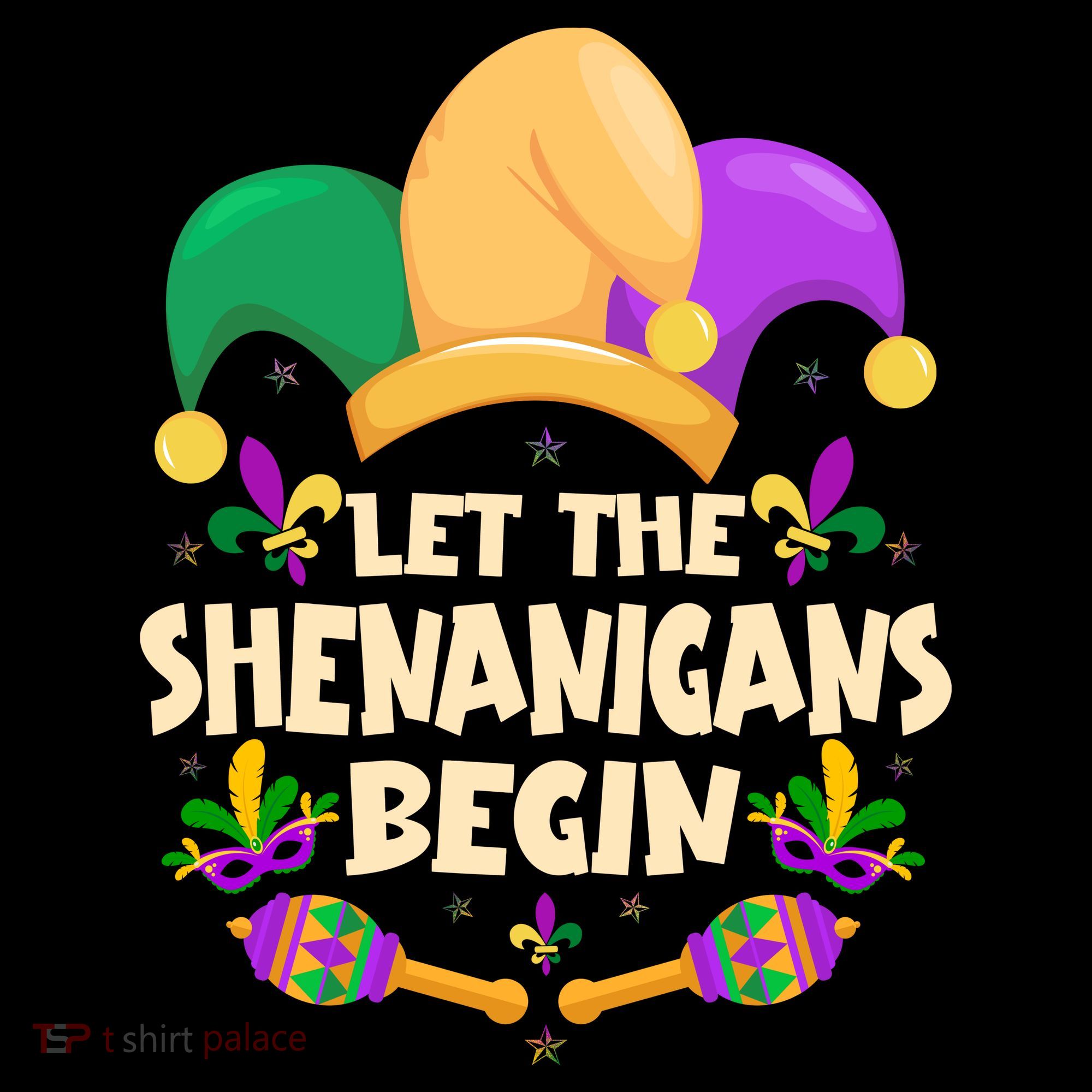 Funny Mardi Gras Let The Shenanigans Begin Ornament
