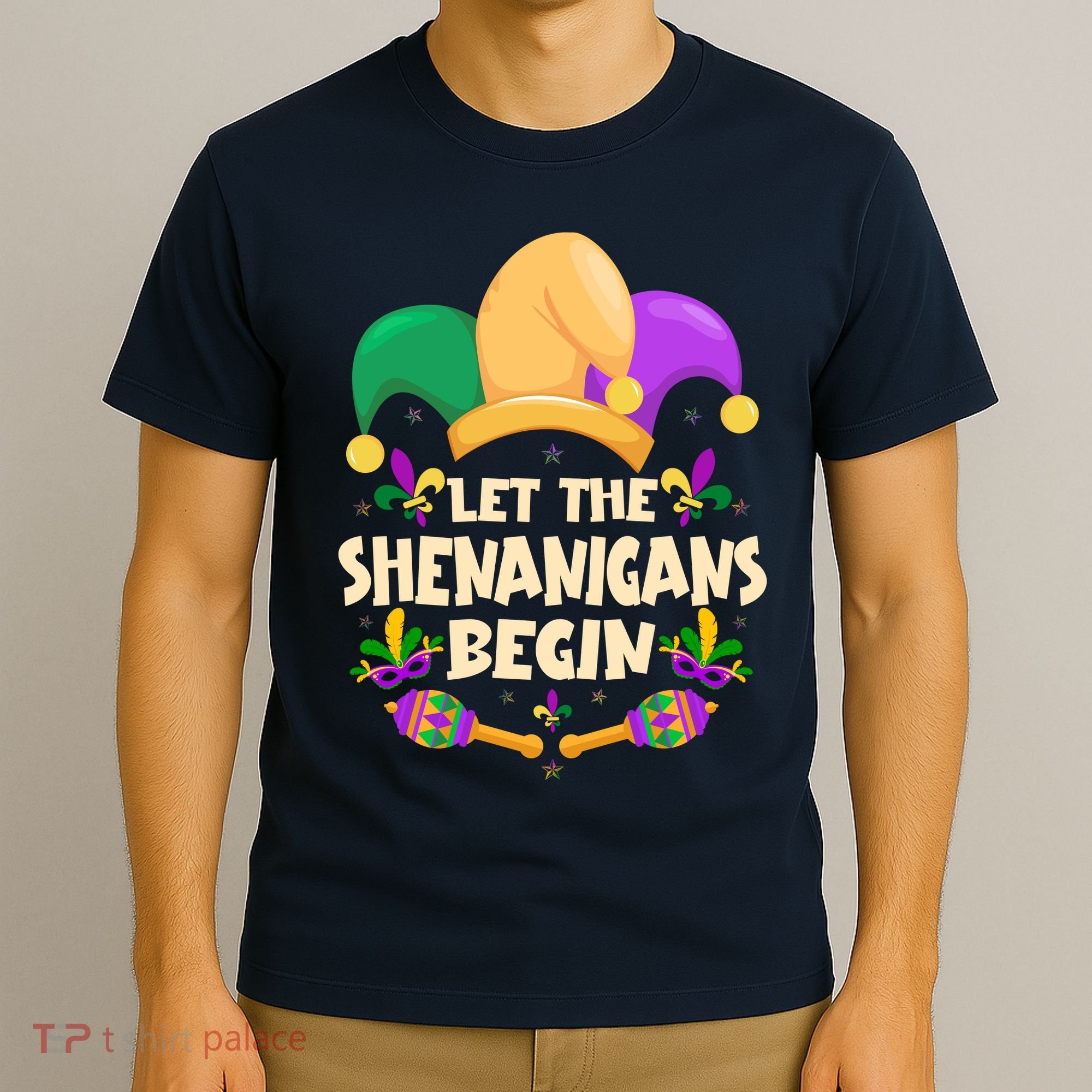Funny Mardi Gras Let The Shenanigans Begin T-Shirt