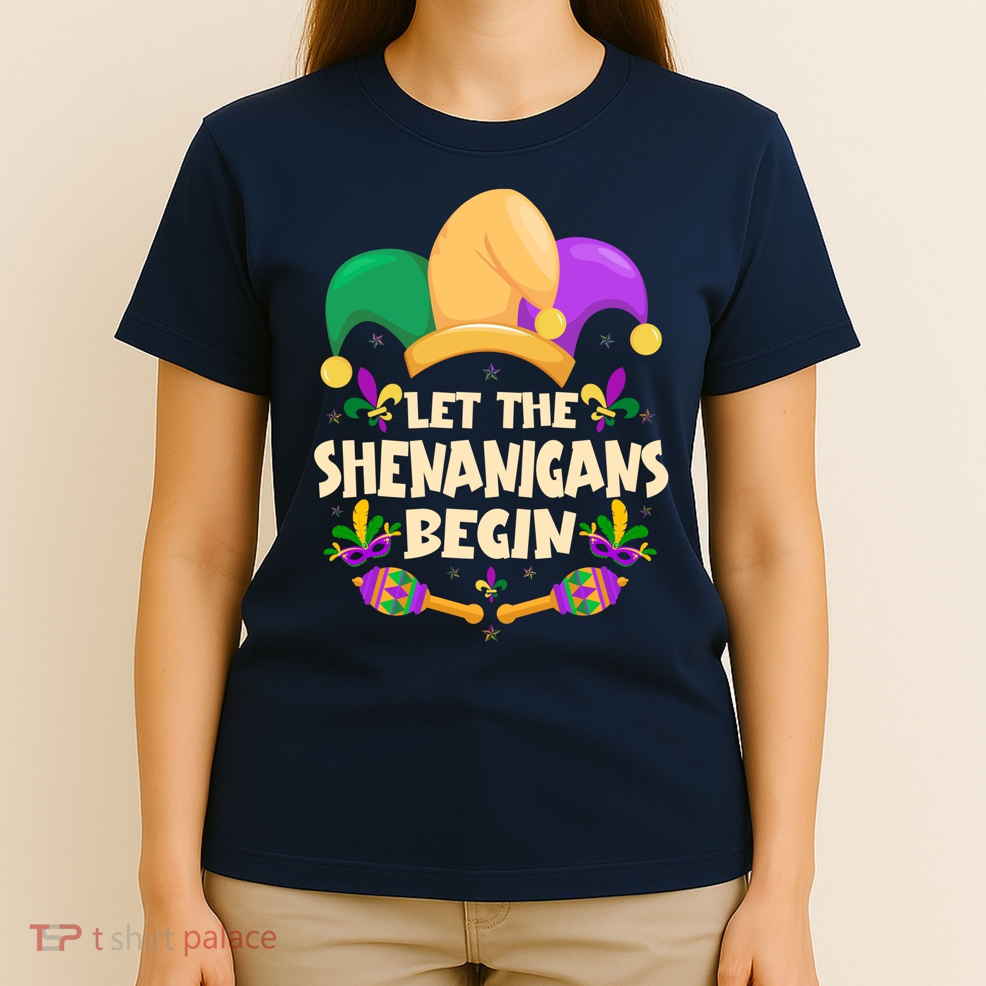 Funny Mardi Gras Let The Shenanigans Begin T-Shirt
