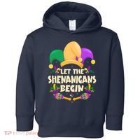 Funny Mardi Gras Let The Shenanigans Begin Toddler Hoodie thumb 0