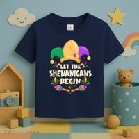 Funny Mardi Gras Let The Shenanigans Begin Toddler T-Shirt thumb 3