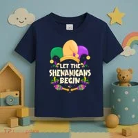 Funny Mardi Gras Let The Shenanigans Begin Toddler T-Shirt thumb 3