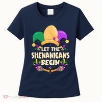 Funny Mardi Gras Let The Shenanigans Begin Women's T-Shirt thumb 0