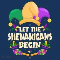 Funny Mardi Gras Let The Shenanigans Begin Women's T-Shirt thumb 6