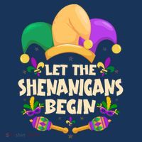 Funny Mardi Gras Let The Shenanigans Begin Kids Hoodie thumb 5