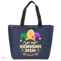 Funny Mardi Gras Let The Shenanigans Begin Tote Bag thumb 0