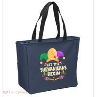 Funny Mardi Gras Let The Shenanigans Begin Tote Bag thumb 2