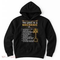 Funny Mechanic Gifts You Might Be A Mechanic If Hoodie thumb 0