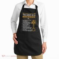Funny Mechanic Gifts You Might Be A Mechanic If Apron thumb 2