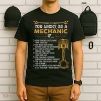 Funny Mechanic Gifts You Might Be A Mechanic If T-Shirt thumb 6