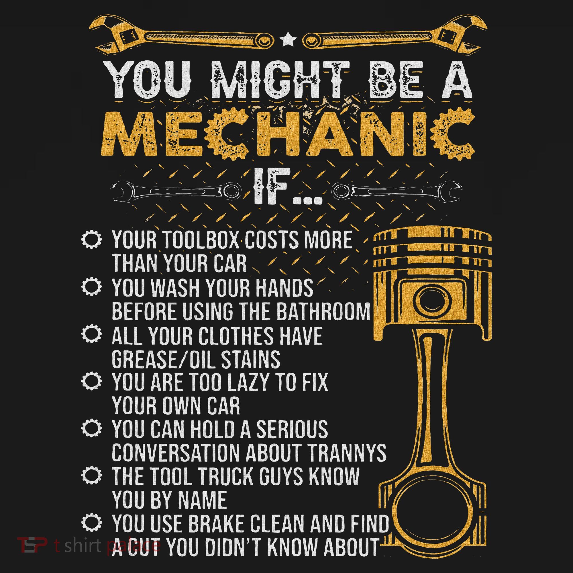 Funny Mechanic Gifts You Might Be A Mechanic If Women's Tank Top