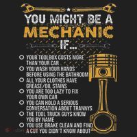 Funny Mechanic Gifts You Might Be A Mechanic If Hat thumb 2