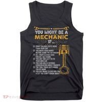 Funny Mechanic Gifts You Might Be A Mechanic If Tank Top thumb 0