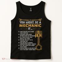 Funny Mechanic Gifts You Might Be A Mechanic If Tank Top thumb 2