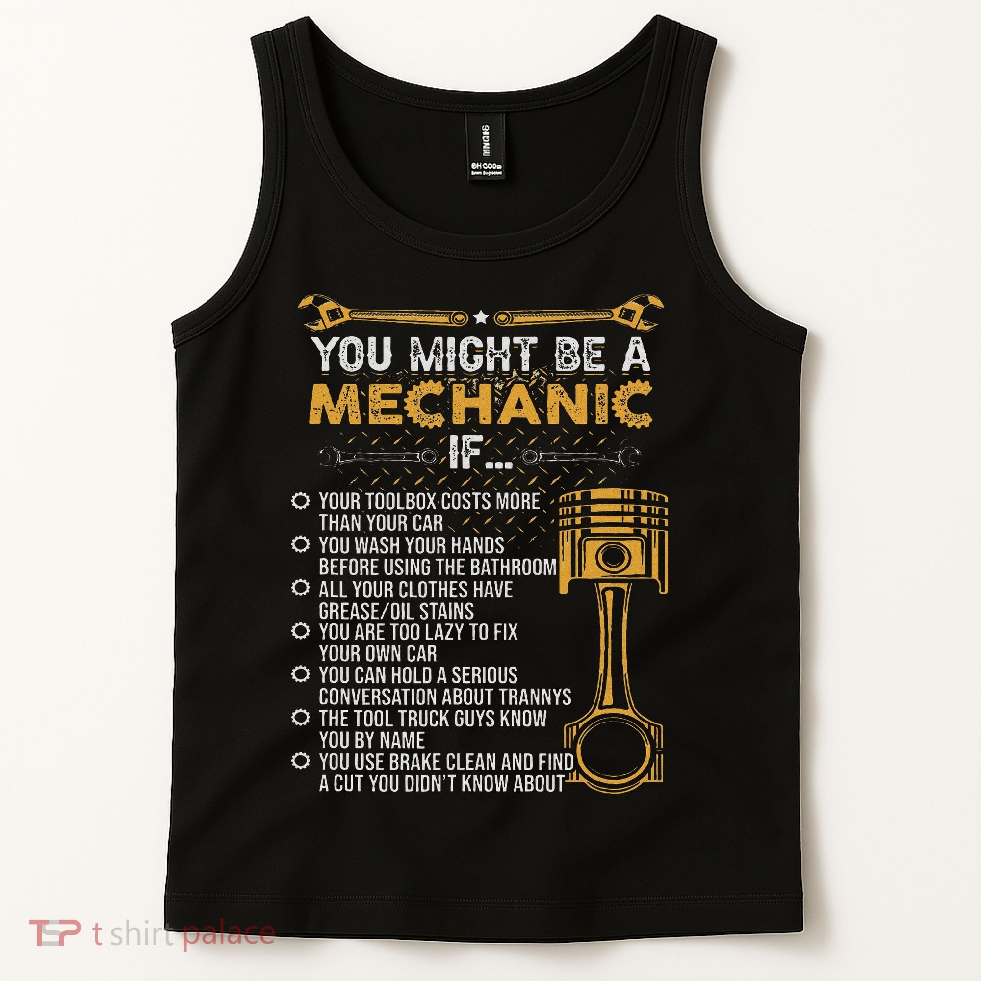 Funny Mechanic Gifts You Might Be A Mechanic If Tank Top