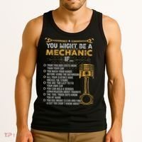 Funny Mechanic Gifts You Might Be A Mechanic If Tank Top thumb 3