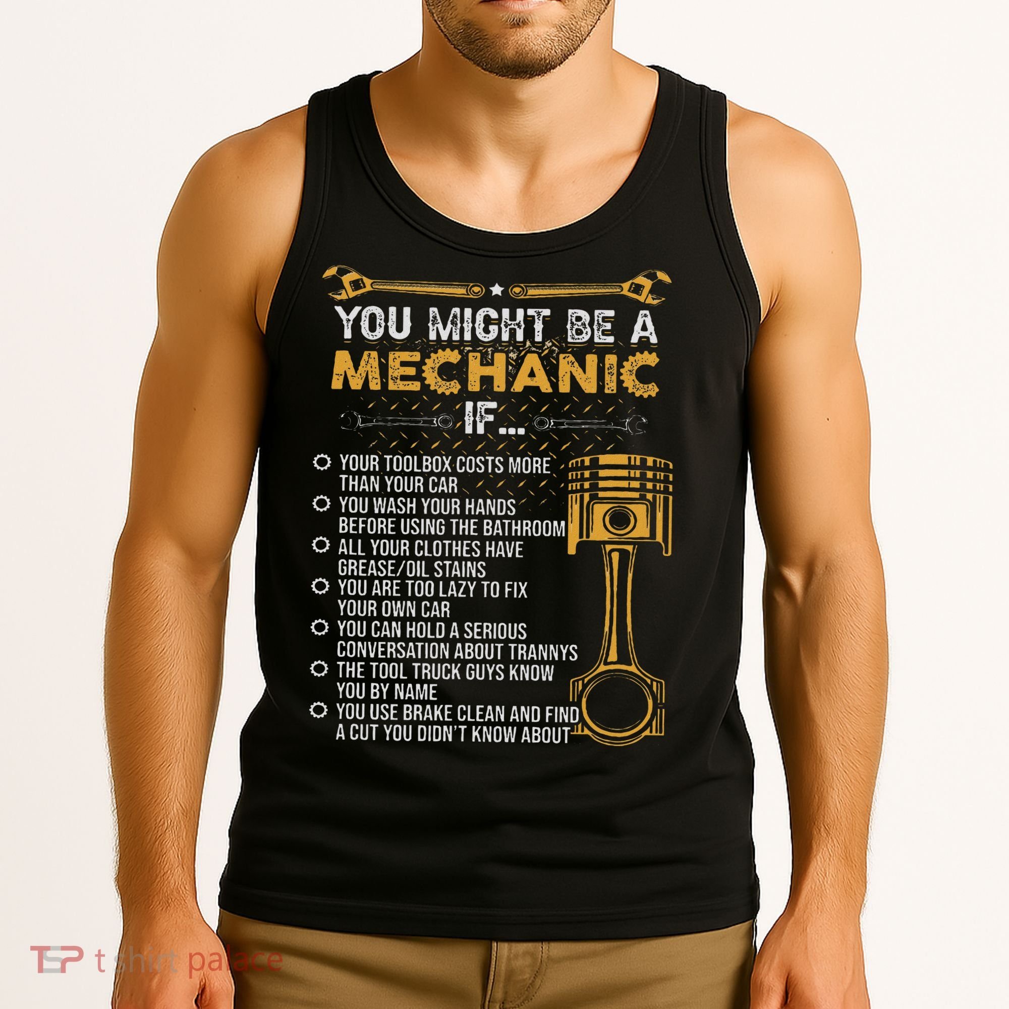 Funny Mechanic Gifts You Might Be A Mechanic If Tank Top