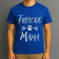 Frenchie Mama Great Gift French Bulldog Mom Funny Dog Mom Gift T-Shirt thumb 3