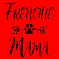 Frenchie Mama Great Gift French Bulldog Mom Funny Dog Mom Gift Santa Hat thumb 1