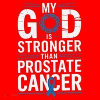 Faith My God Is Stronger Than Prostate Cancer Awareness Santa Hat thumb 1