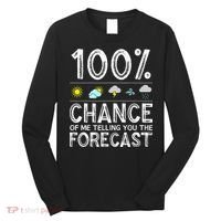 Funny Meteorology Gift Weather Enthusiasts Cool Weatherman Long Sleeve Shirt thumb 0