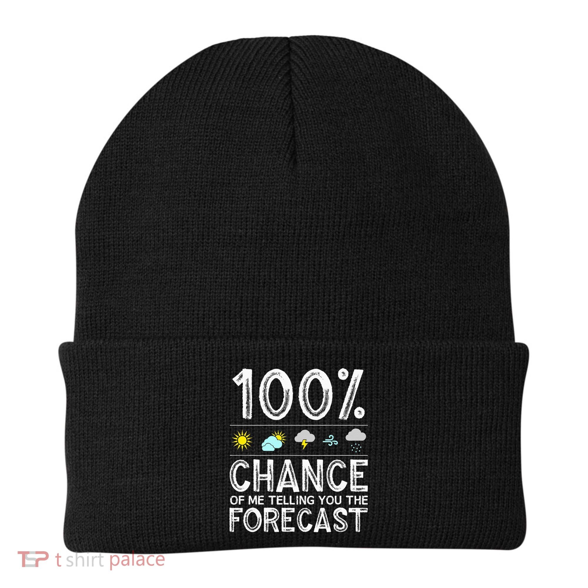 Funny Meteorology Gift Weather Enthusiasts Cool Weatherman Beanie