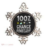 Funny Meteorology Gift Weather Enthusiasts Cool Weatherman Ornament thumb 0