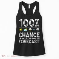 Funny Meteorology Gift Weather Enthusiasts Cool Weatherman Women's Tank Top thumb 0