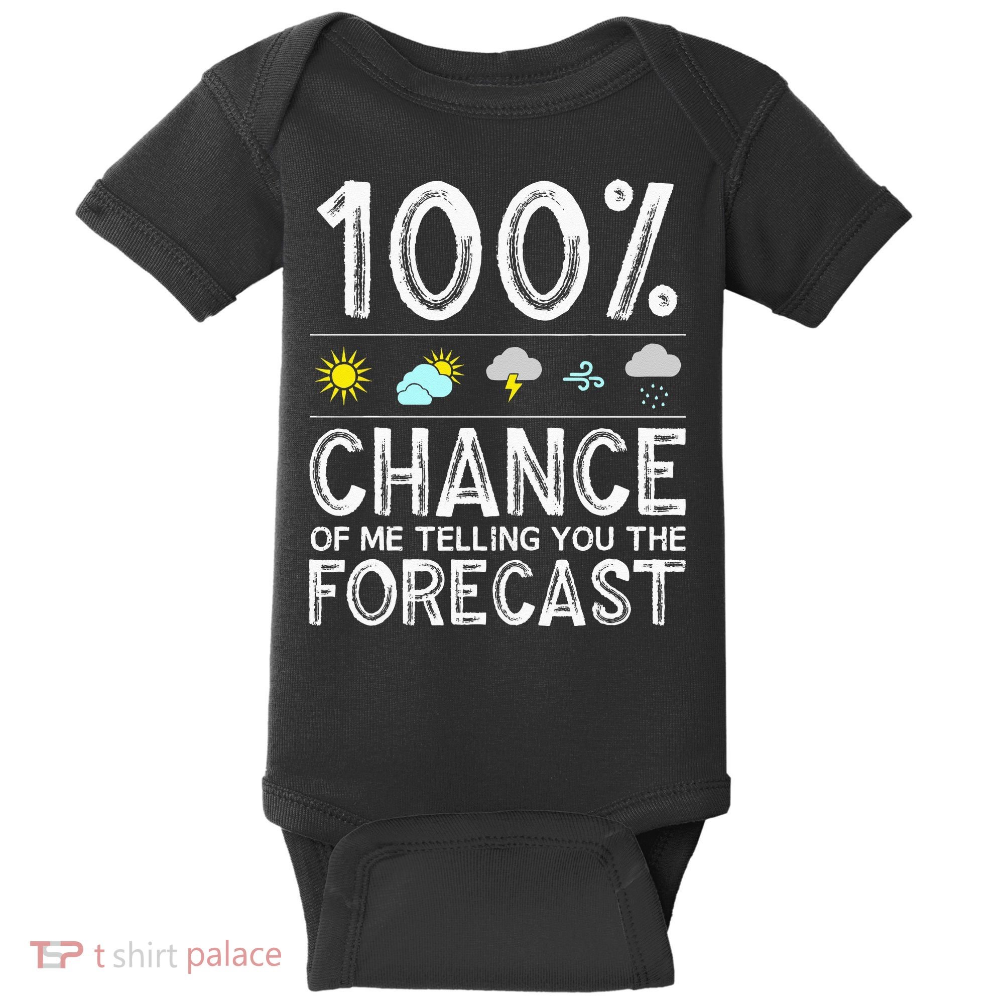 Funny Meteorology Gift Weather Enthusiasts Cool Weatherman Baby Bodysuit