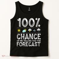 Funny Meteorology Gift Weather Enthusiasts Cool Weatherman Tank Top thumb 2