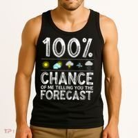 Funny Meteorology Gift Weather Enthusiasts Cool Weatherman Tank Top thumb 3