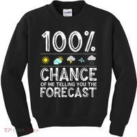 Funny Meteorology Gift Weather Enthusiasts Cool Weatherman Kids Sweatshirt thumb 0