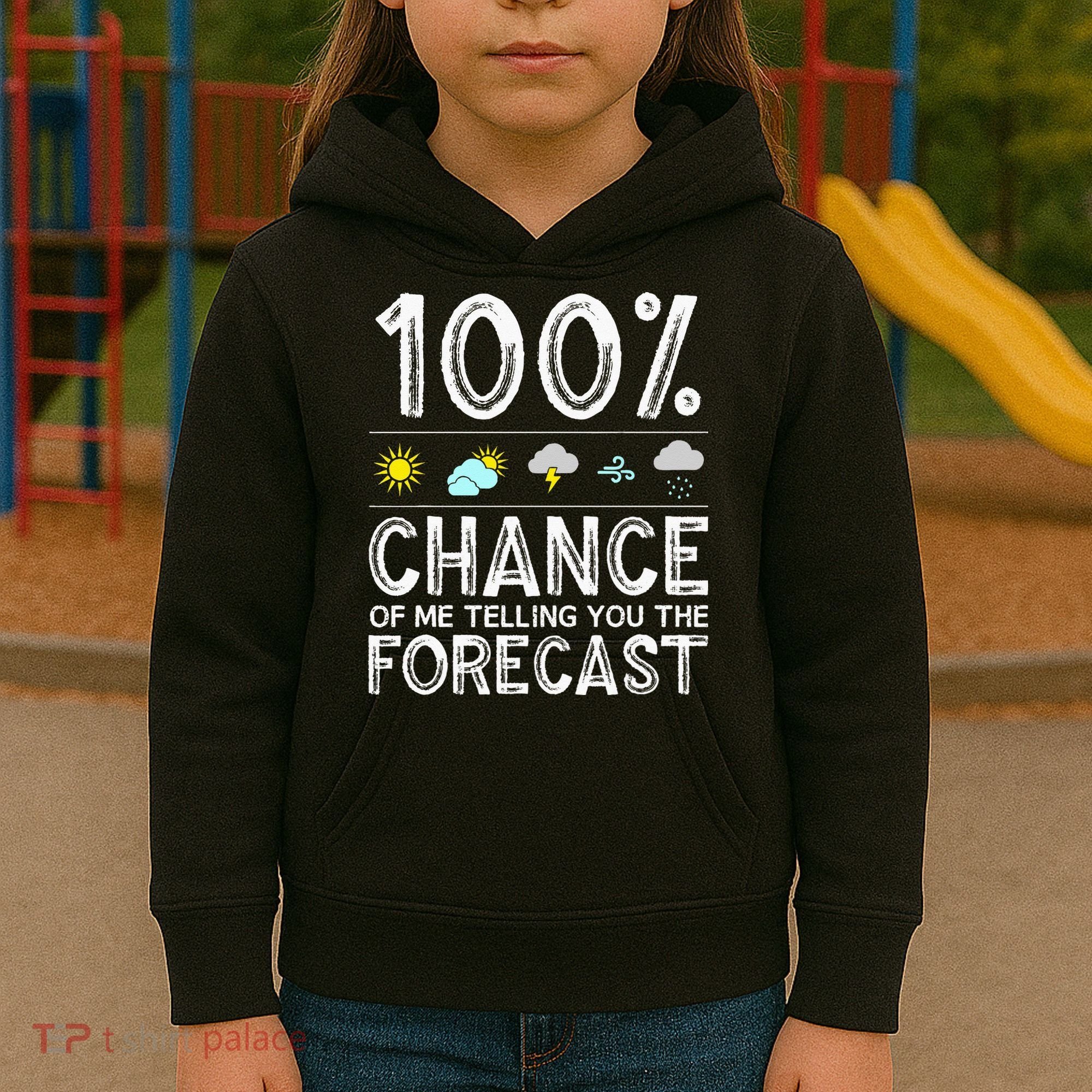 Funny Meteorology Gift Weather Enthusiasts Cool Weatherman Kids Hoodie