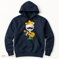 Funny Mexican Golf Ball Sombrero Guitar Cinco De Mayo Hoodie thumb 0