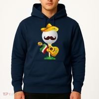 Funny Mexican Golf Ball Sombrero Guitar Cinco De Mayo Hoodie thumb 2
