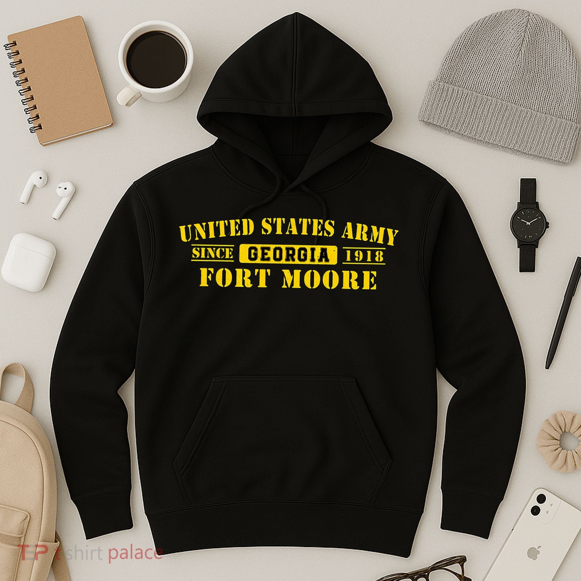 Fort Moore Georgia Ga Ft Moore Basic Combat Training Hoodie