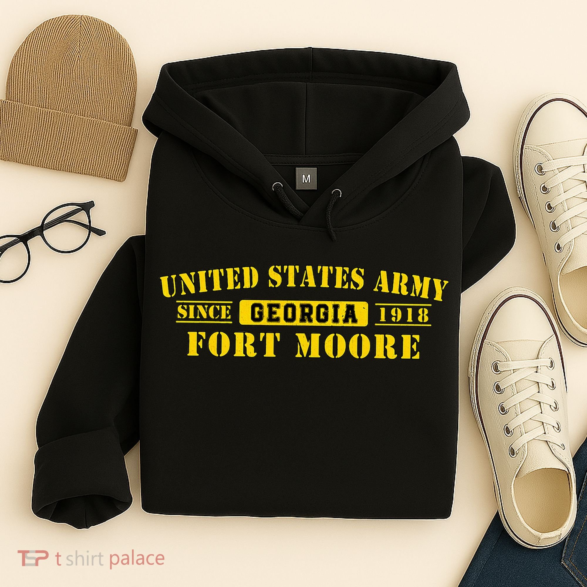 Fort Moore Georgia Ga Ft Moore Basic Combat Training Hoodie