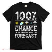 Funny Meteorology Gift For Weather Enthusiasts Cool Weatherman Gift T-Shirt thumb 0