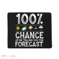 Funny Meteorology Gift For Weather Enthusiasts Cool Weatherman Gift Mousepad thumb 0