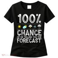Funny Meteorology Gift For Weather Enthusiasts Cool Weatherman Gift Women's T-Shirt thumb 0