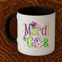 Funny Mardi Gras Parade Jester Hat Coffee Mug thumb 2