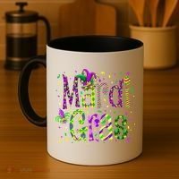 Funny Mardi Gras Parade Jester Hat Coffee Mug thumb 4