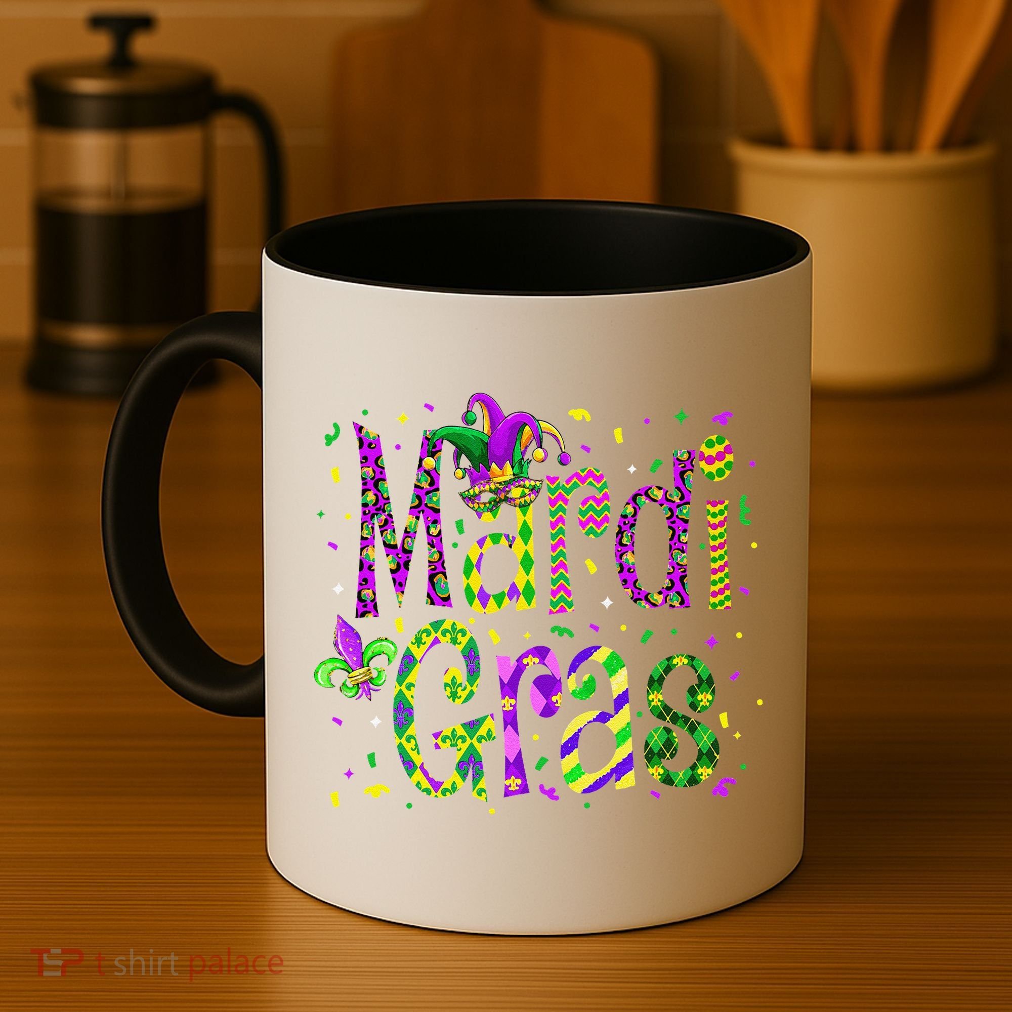 Funny Mardi Gras Parade Jester Hat Coffee Mug